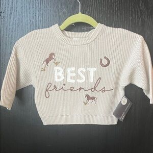 KIDS 🧒 Gerber Beige 'Best Friends' Kids Sweater